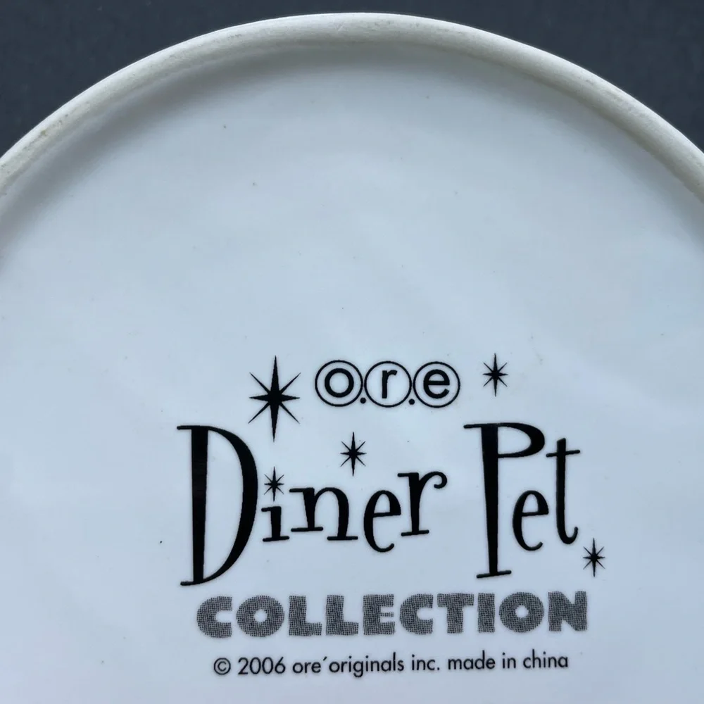 Kitty Cat I Will Love You Forever white dish.